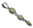 Turquoise And Silver Slide Pendant VX55745